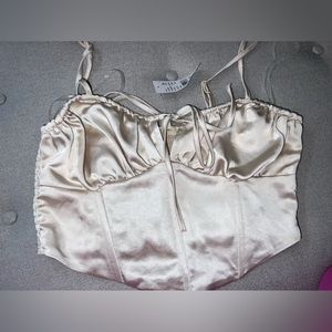 Satin Corset top